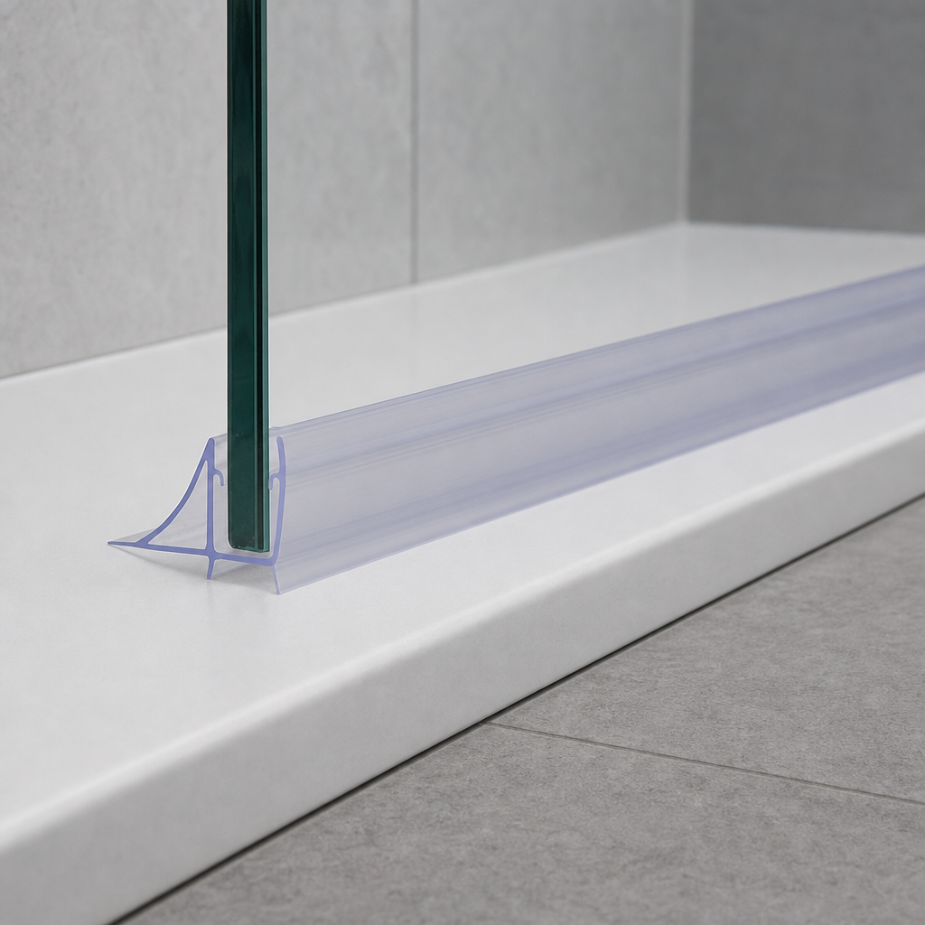 Shower Screen Seal for 8-10mm Glass – Seals 20-25mm Gap – SEAL144