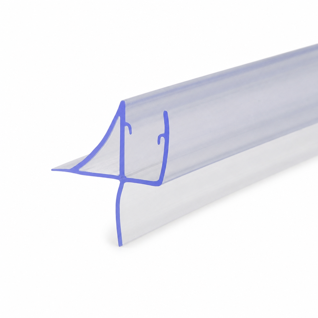 Shower Screen Seal for 3-4mm Glass – Seals 7-12mm Gap