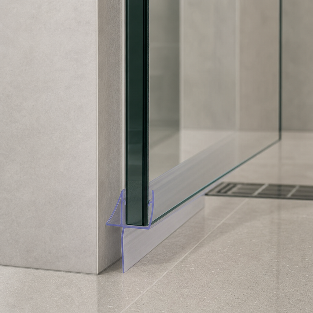 Shower Screen Seal for 3-4mm Glass – Seals 20-25mm Gap
