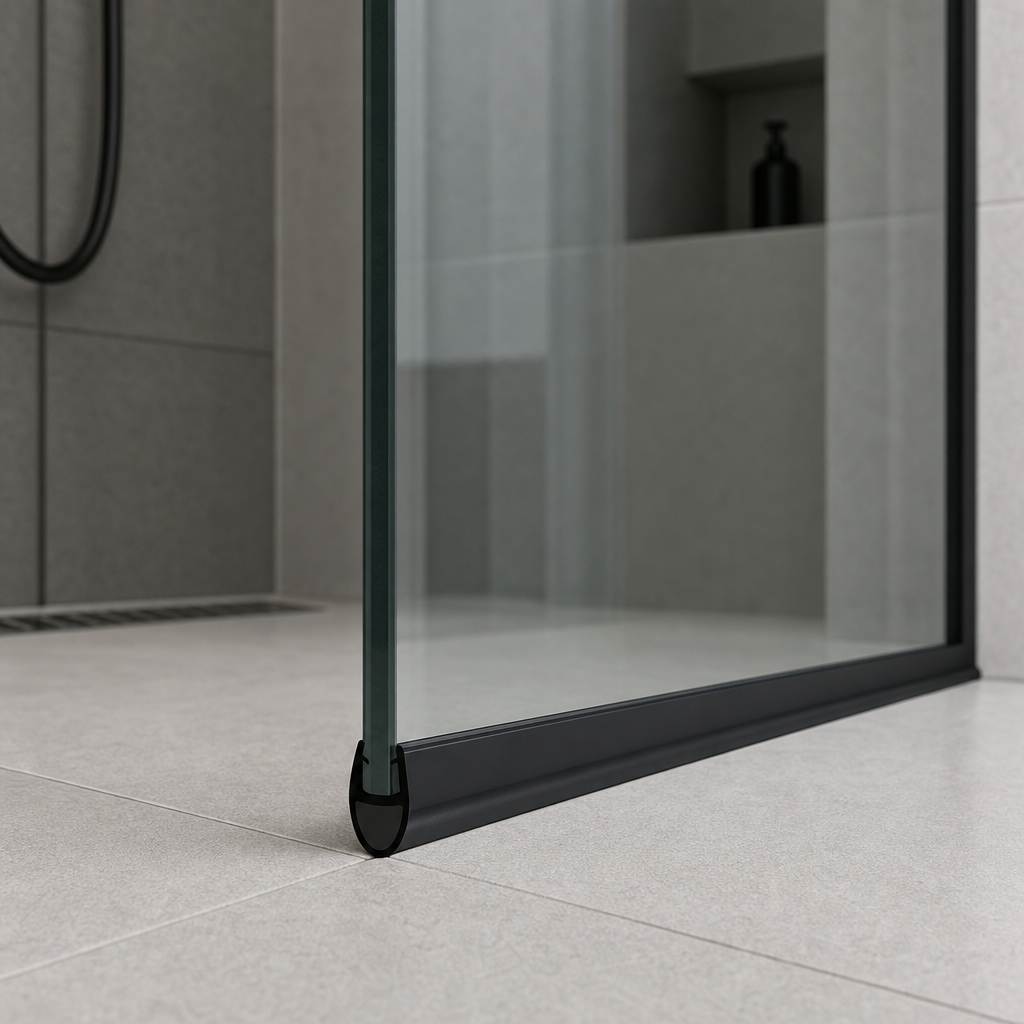 Shower Screen Seal for 8-10mm Glass – Seals 7-12mm Gap – SEAL158B