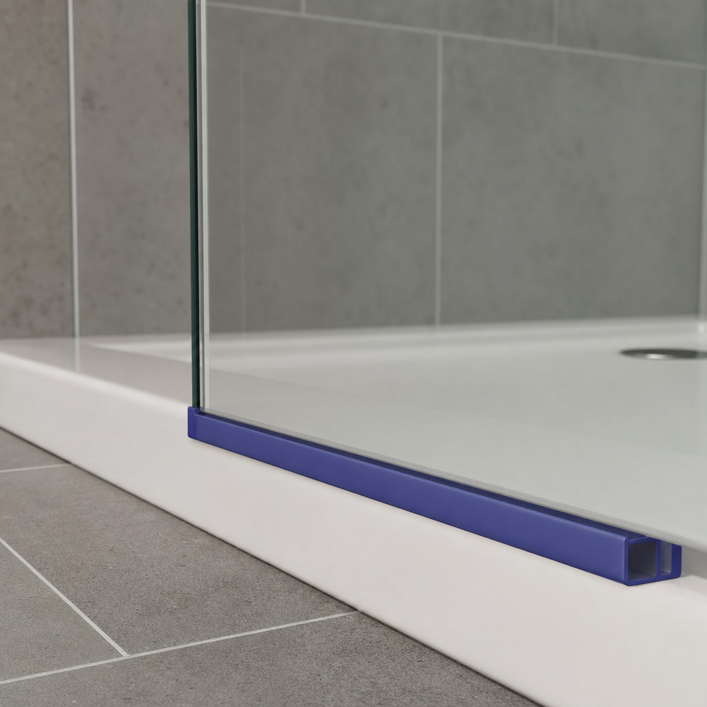 Shower Screen Seal for 4-5mm Glass – Clear Finish