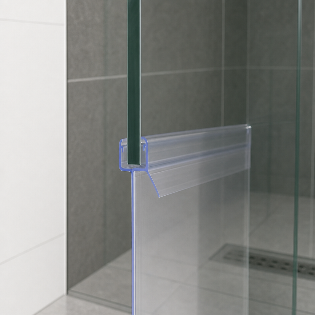 Shower Screen Seal for 6-8mm Glass – Seals 22-26mm Gap