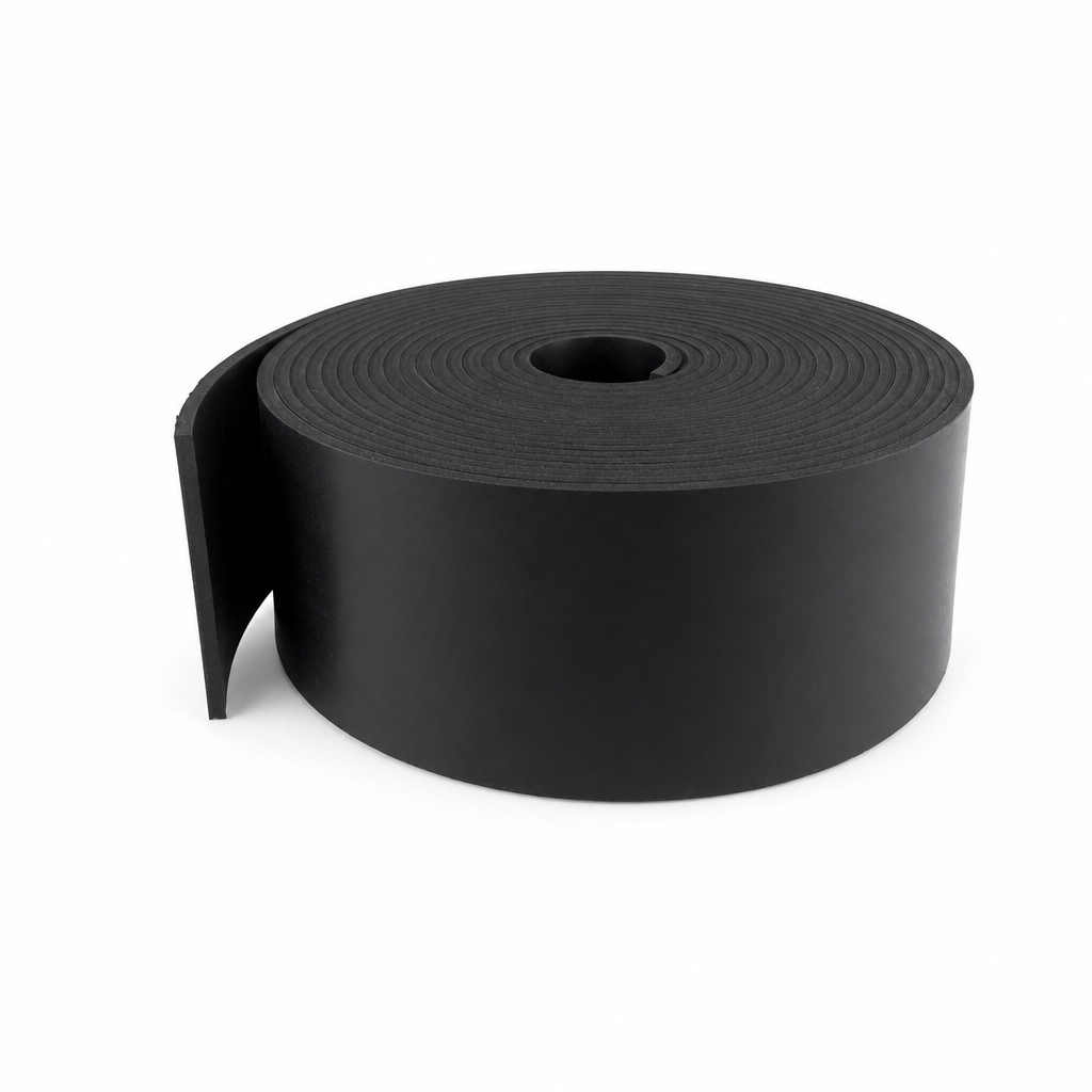 Solid Neoprene Rubber Strip 50mm x 3mm – 5 Metre Roll