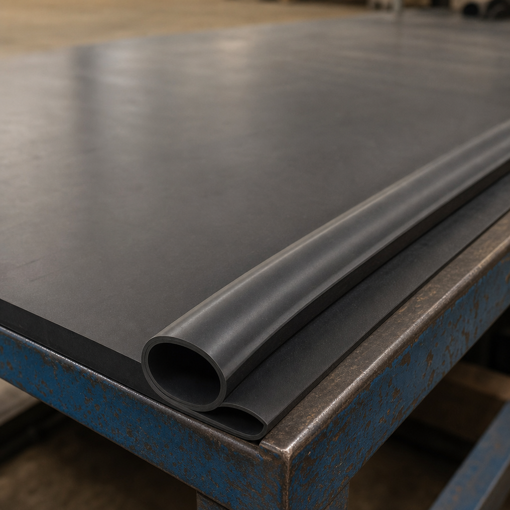 Solid Neoprene Rubber Sheet 1400mm x 3mm – Per Metre