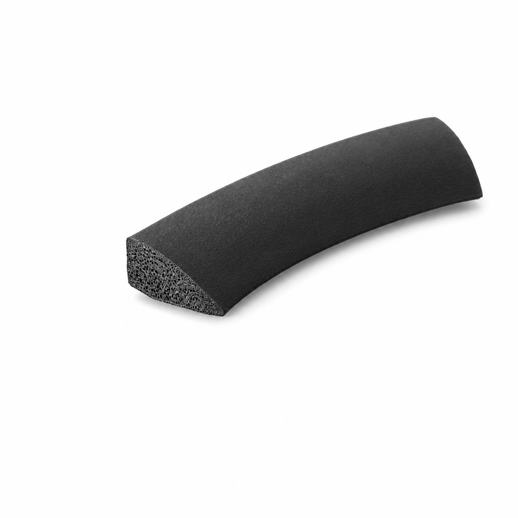 Sponge Rubber Triangular Seal 13mm x 7mm – Per Metre