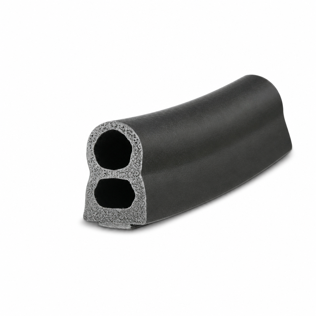 Sponge Rubber Double Bubble Seal 10mm x 17mm – Per Metre