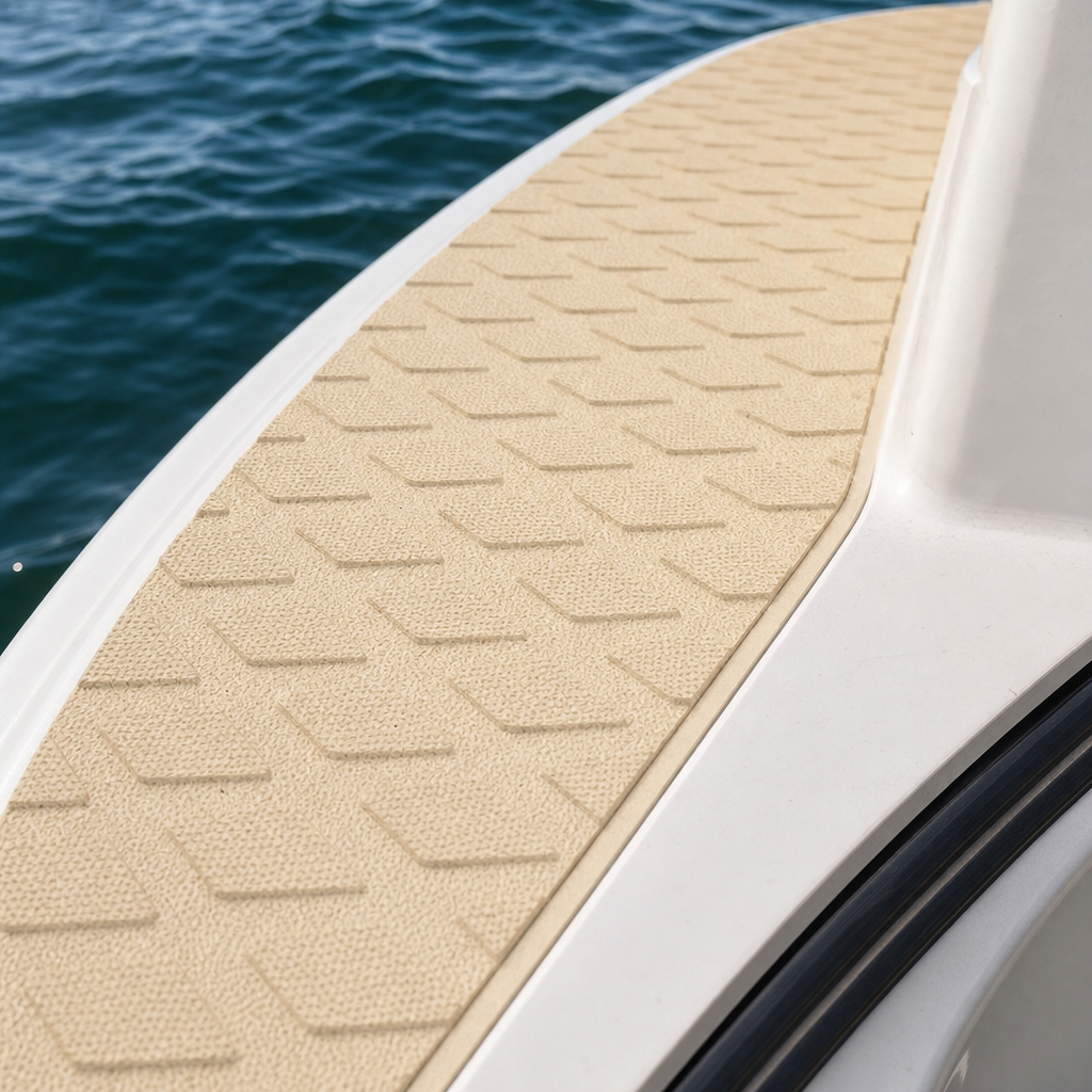 Diamond Pattern Anti-Slip Deck Covering – Sand, 1.2m x 0.9m Sheet