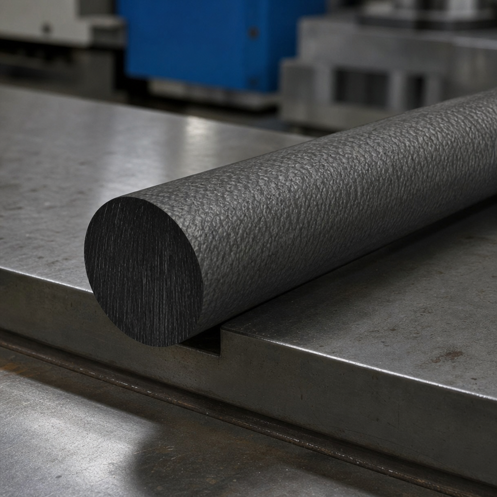 Nylon Rod – 300mm Diameter, Black-Grey, 1000mm Length
