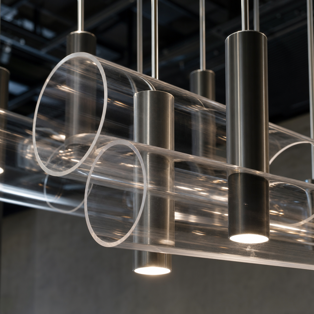Clear Acrylic Tube – 270mm & 300mm OD, 2000mm Length