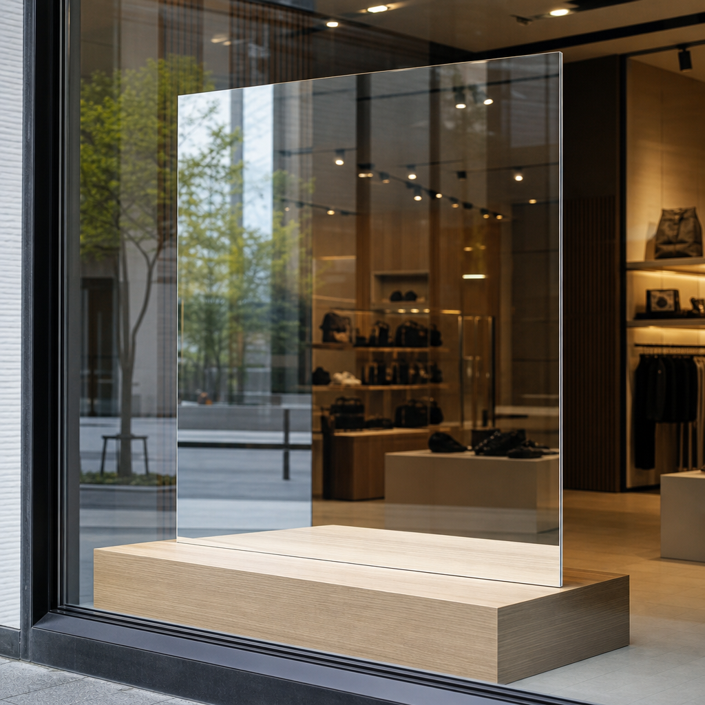 Acrylic Mirror Sheet – 3mm Thick, See-Thru Finish