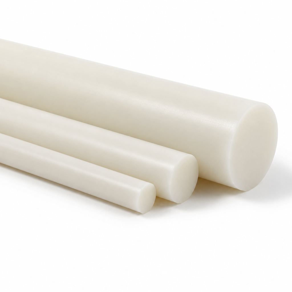Nylon 66 Precision Ground Rod – 6.35mm to 50mm Diameter