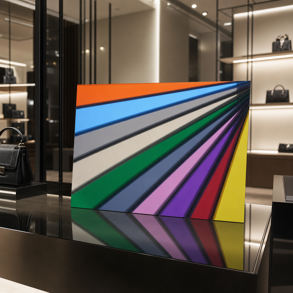 Acrylic Coloured Mirror Sheet A4 – 3mm Thick