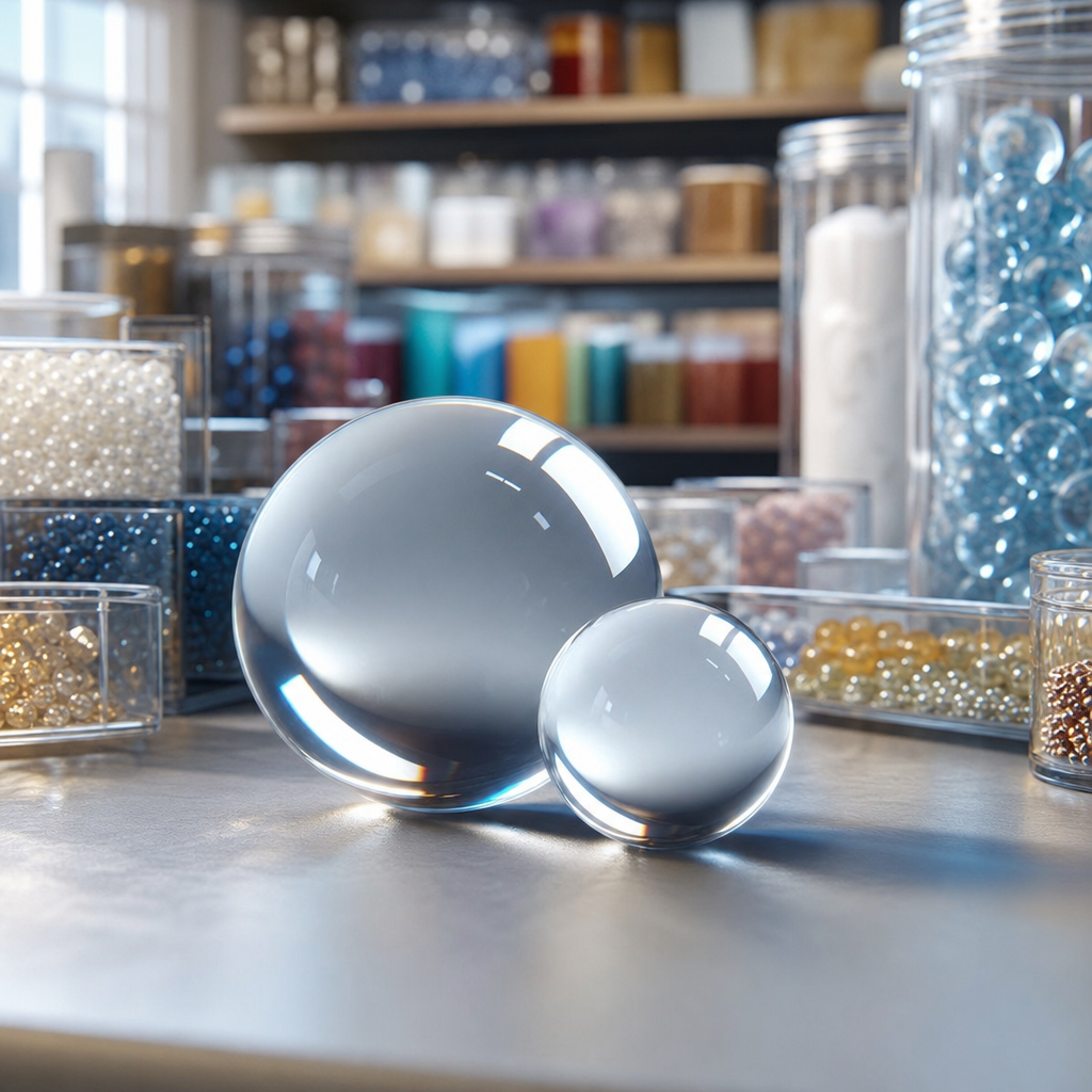 Clear Acrylic Balls – 10mm to 50mm Diameter