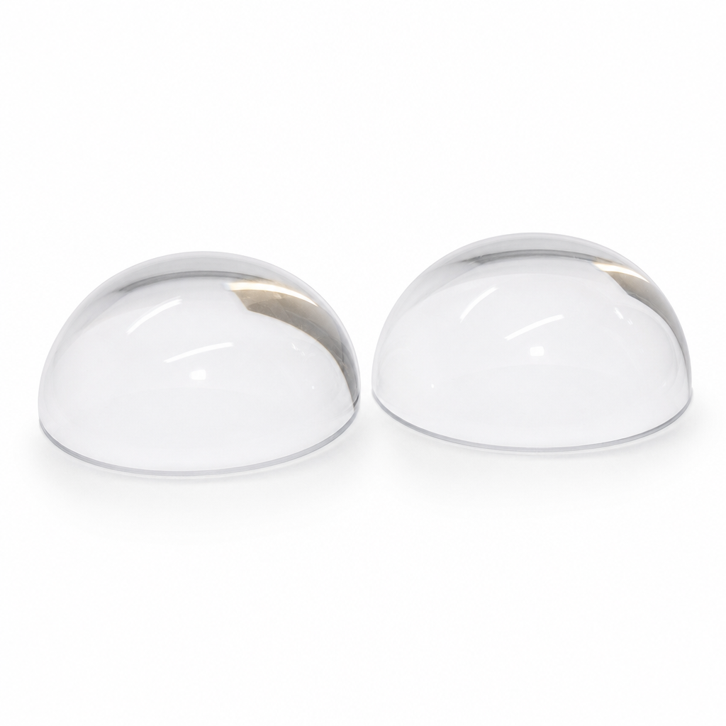 Acrylic Half Balls – 8mm to 38mm Diameter