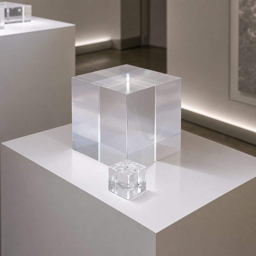 Acrylic Cubes – 6.4mm to 50mm Sizes in Clear