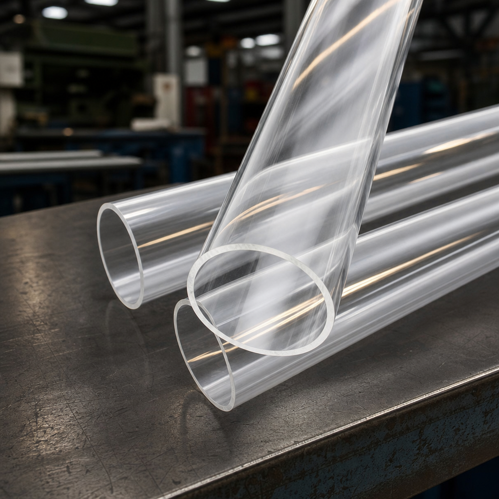 Polycarbonate Tube – 10mm to 40mm OD with Various ID Options