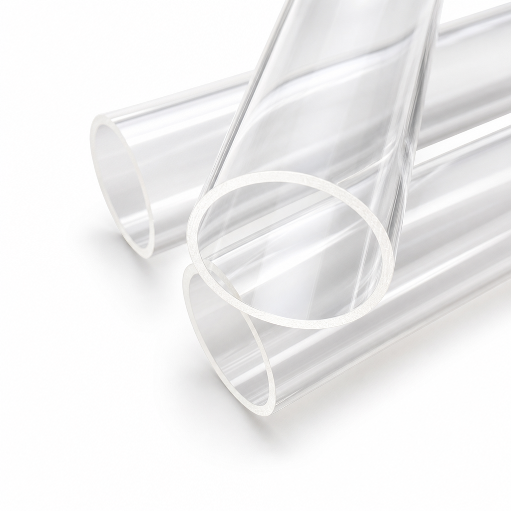 Polycarbonate Tube – 10mm to 40mm OD with Various ID Options