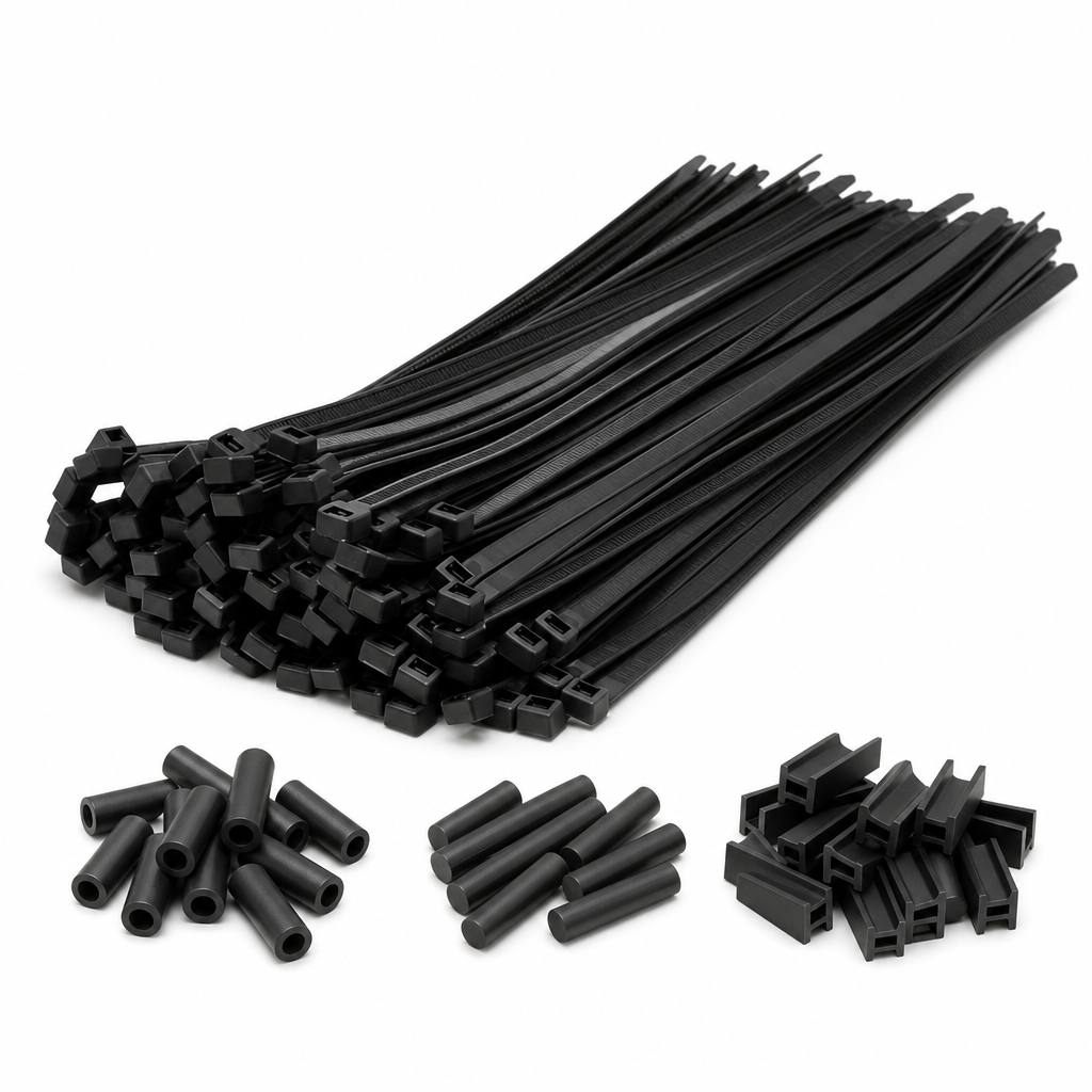 Nylon Cable Ties – 200mm Long x 4.8mm Wide