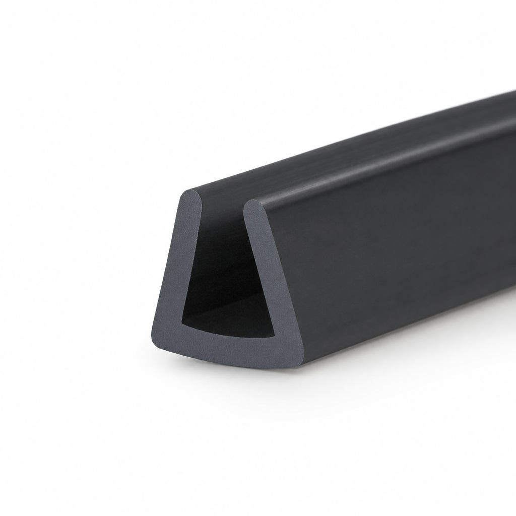 U Shaped Seal – 6mm Width, 8mm Height, Black