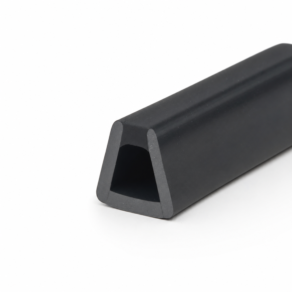 U Shaped Seal – 5mm Width, 7mm Height, Black Rubber