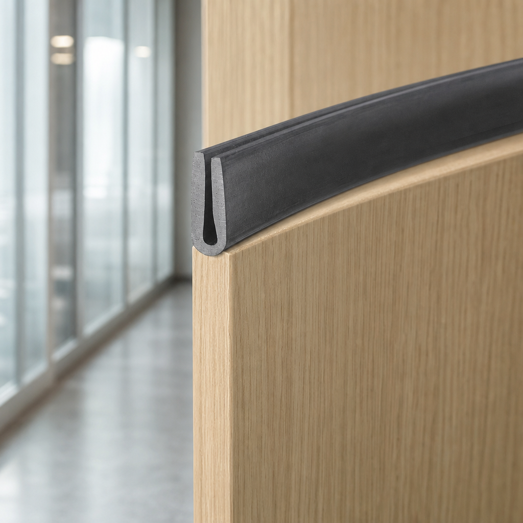 Rounded U Channel 21mm x 8.3mm for 3-3.5mm Panels – Per Metre