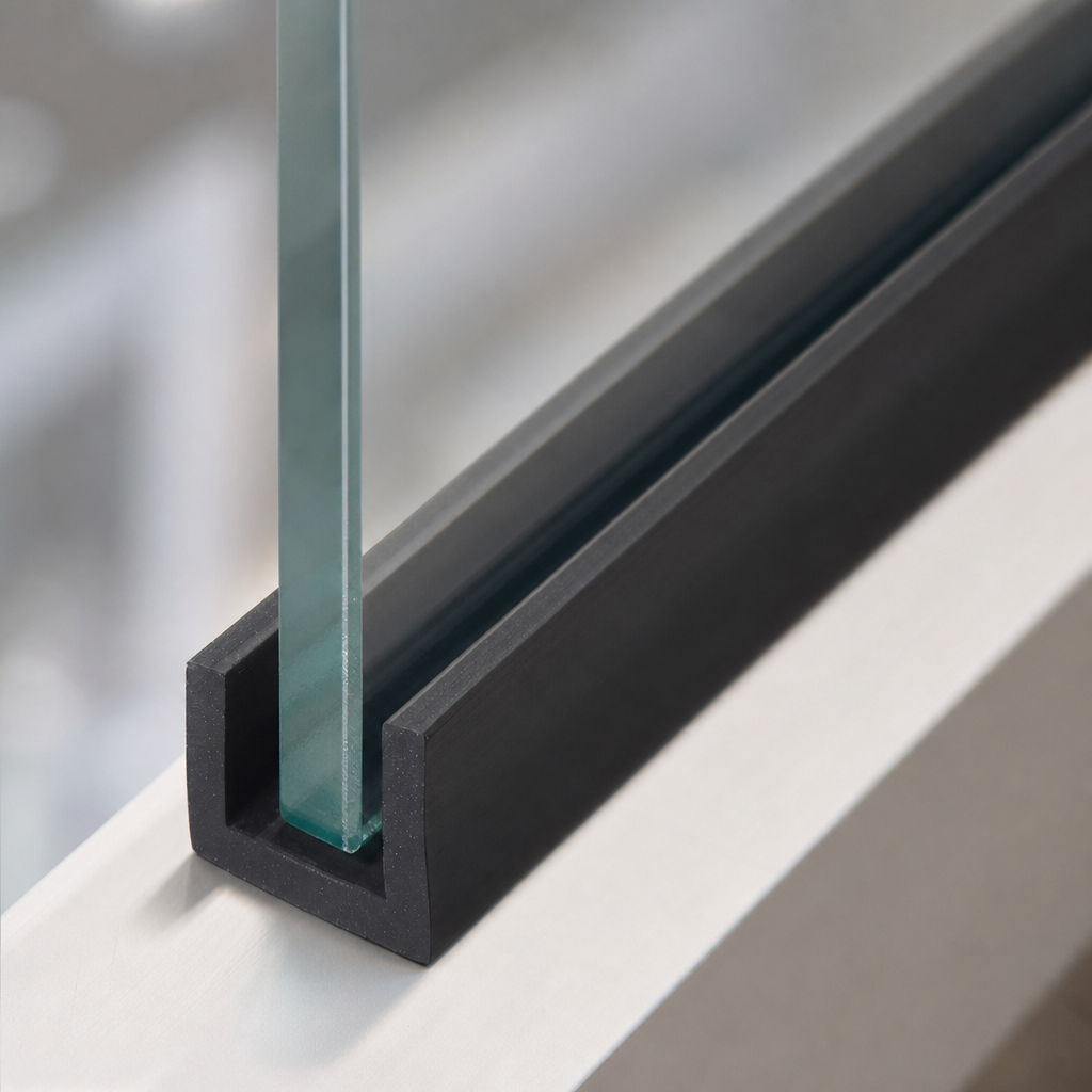 Square U Channel 18.4mm Panel Edge 12mm High – Per Metre
