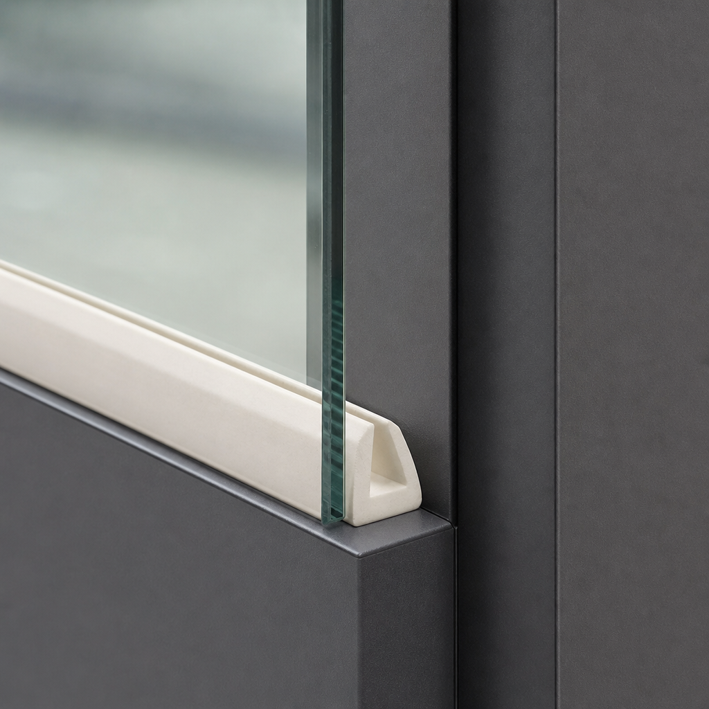 Square U Channel 6.2mm Panel Edge 16.5mm High – Per Metre