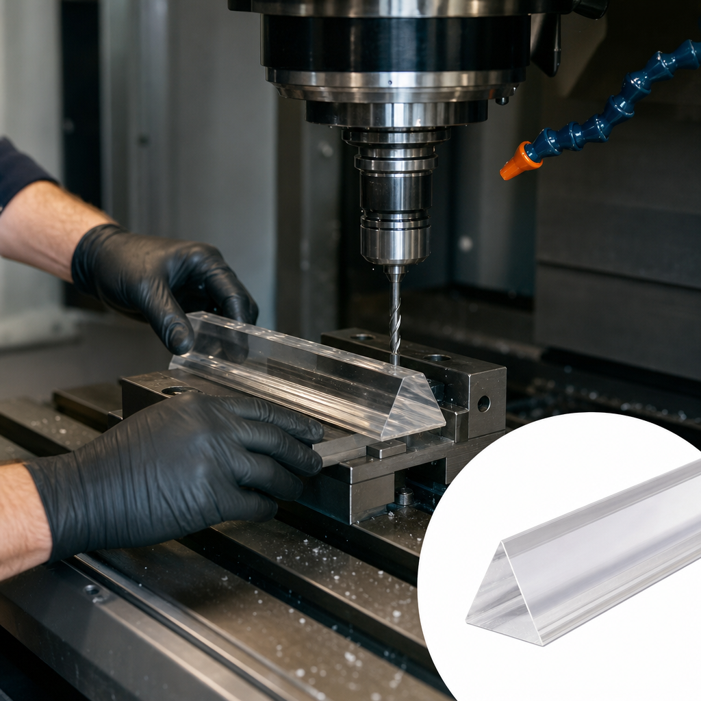 Cast Acrylic Clear Rod for Signage & light fixtures