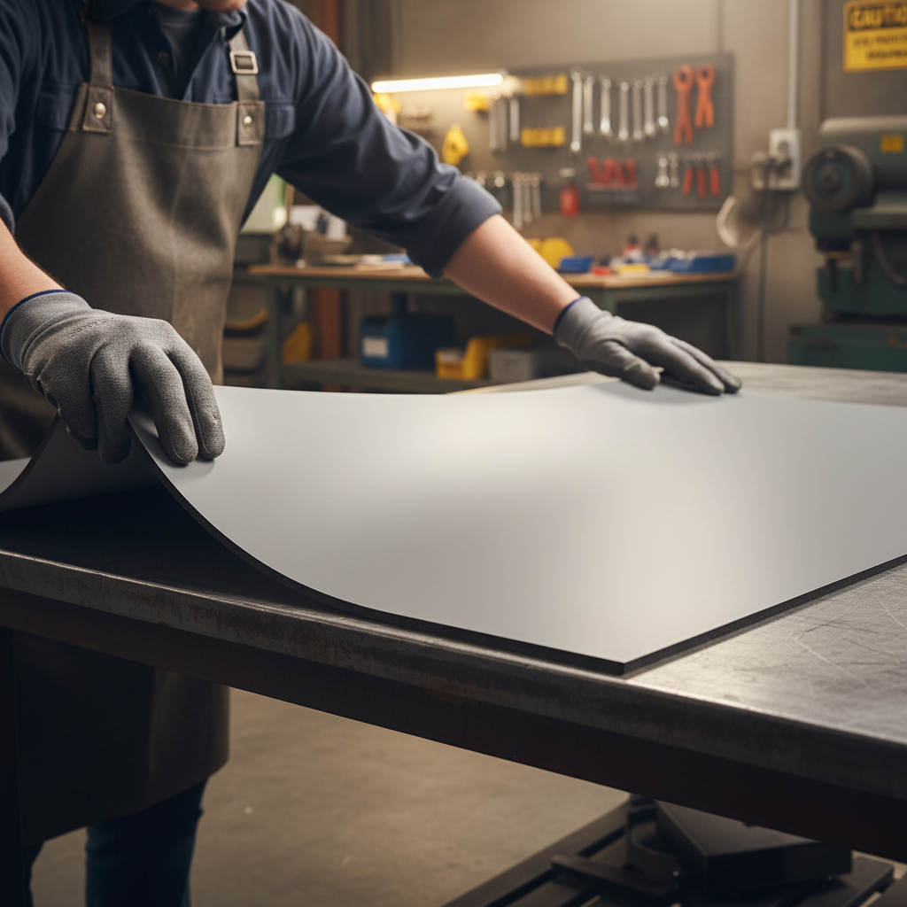 Premium Aluminium Composite Panel 0.3mm Skin - High Gloss Silver 9006 for Signage and Displays