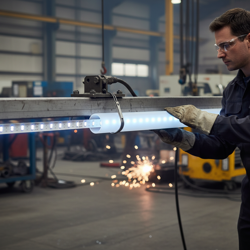 Premium Polycarbonate Frosted Opal Tube - Lightweight, Impact Resistant, Satin Finish for Lighting Applications