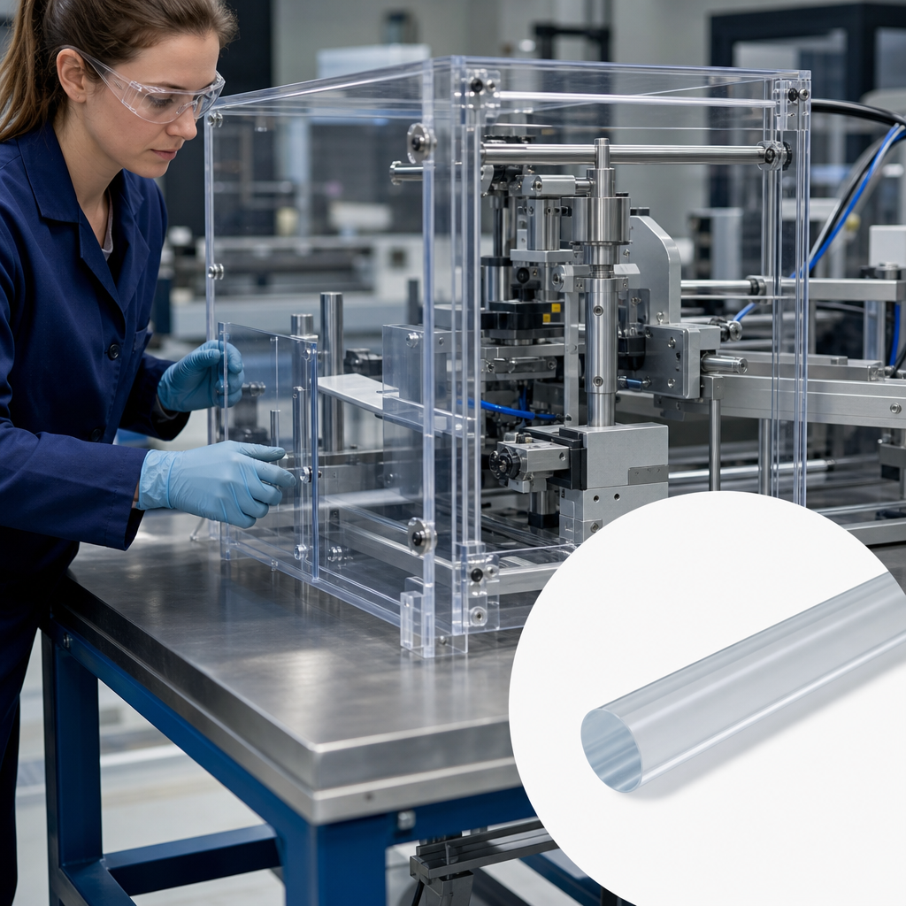 Cast Acrylic Clear Rod 2mm to 40mm dia for Signage & protective barriers