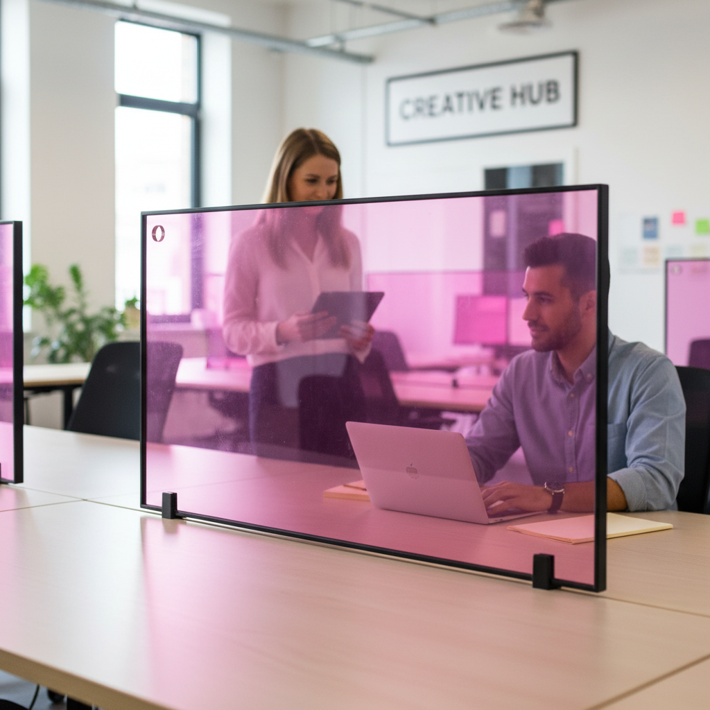 Premium High-Performance Acrylic Sheet in Pink Color with Excellent Durability and Surface Hardness for Interior Design and Signage Applications