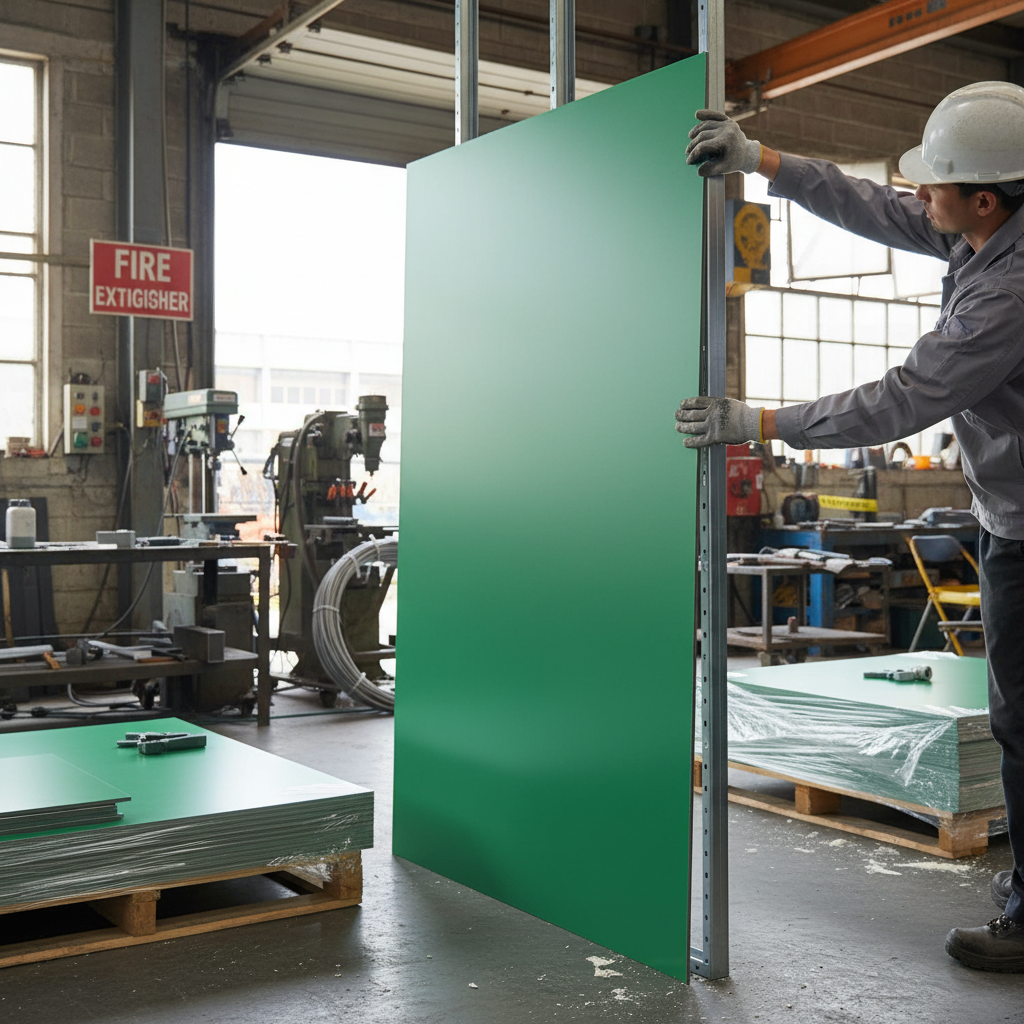 Premium Aluminium Composite Panel Mint Green 6029 - Lightweight, Easy to Fabricate, Ideal for Signage and Displays