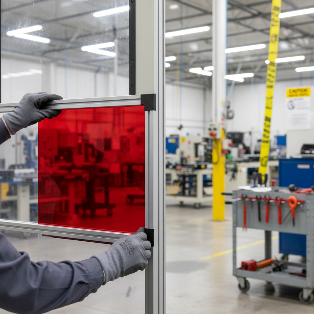 Premium Red Acrylic Sheet - High-Performance Cast Material with Excellent Durability and Surface Hardness