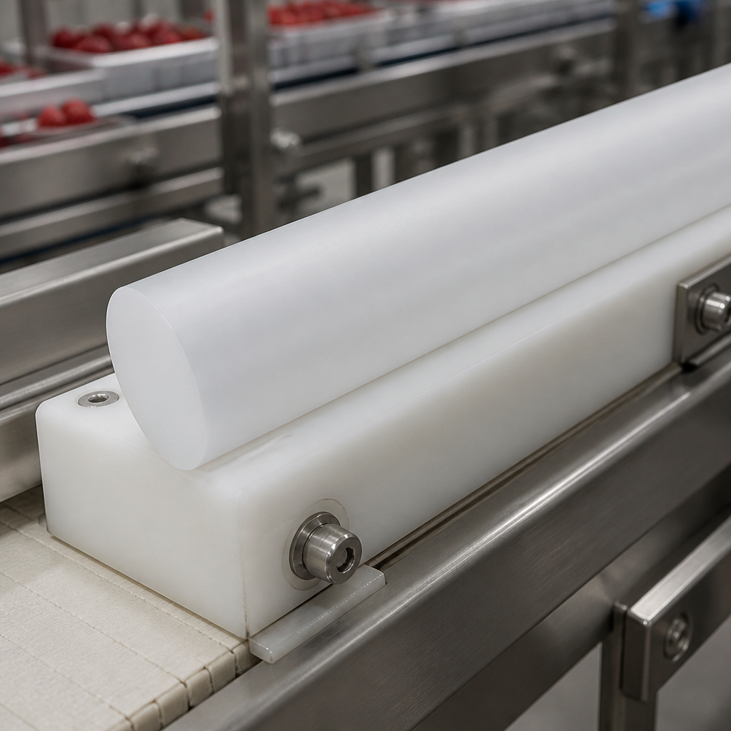 Acetal C Natural Rod for Food Applications (Various Sizes) 5mm to 80mm diameter
