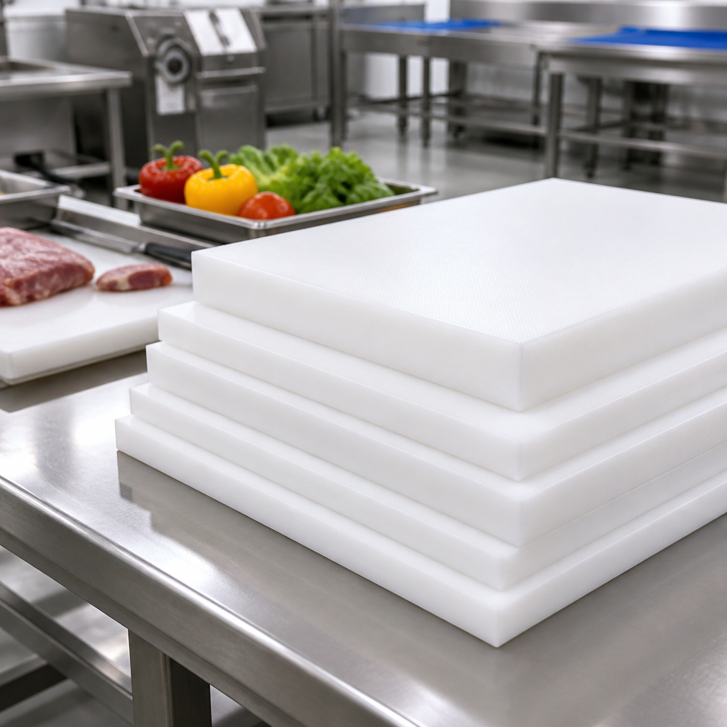 High Density Polyethylene Sheet for Food Industry Applications 1mm to 12mm thick