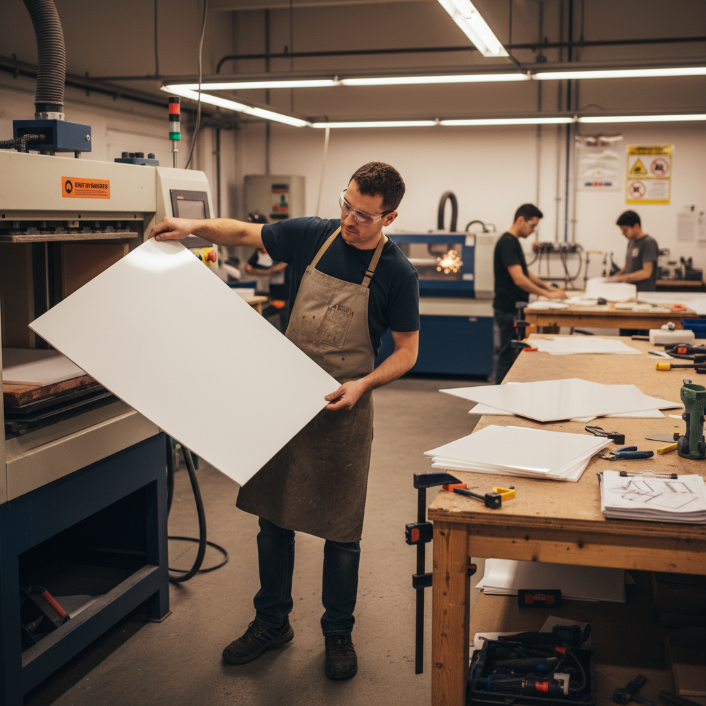Premium High Impact Polystyrene (HIPS) Gloss/Matt White Sheet for Versatile Applications in Automotive and Food Processing Industries