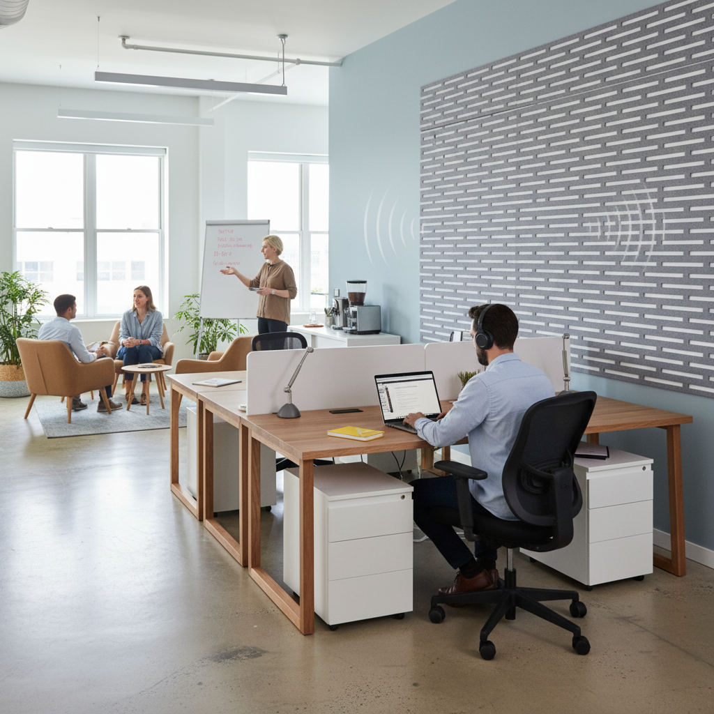 Professional 100% Recycled PET Felt Acoustic Panel - 9mm Thick, Sustainable Noise Reduction with Stylish Stripes Design, Pack of 2