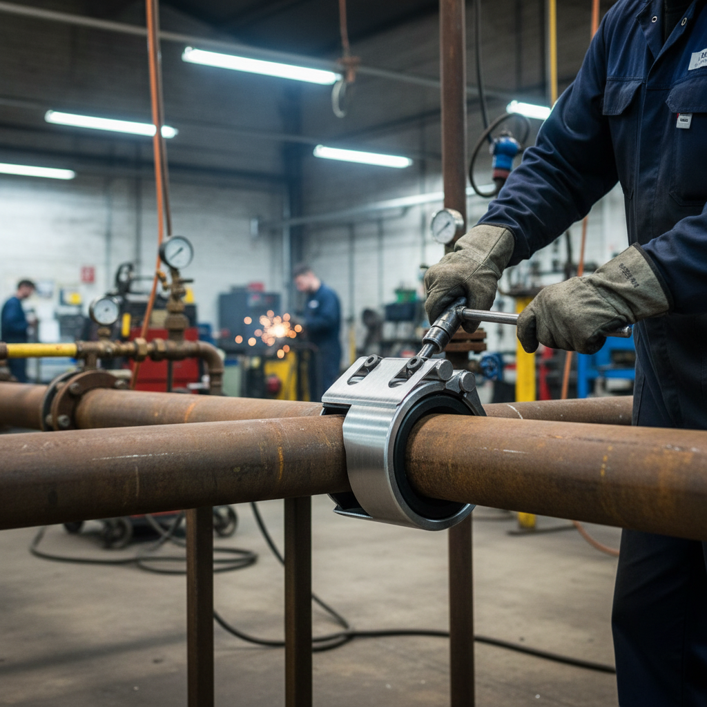Premium Type II Coupling for Below Ground Applications - High-Performance Stainless Steel Design with EPDM Gasket for Enhanced Flexibility
