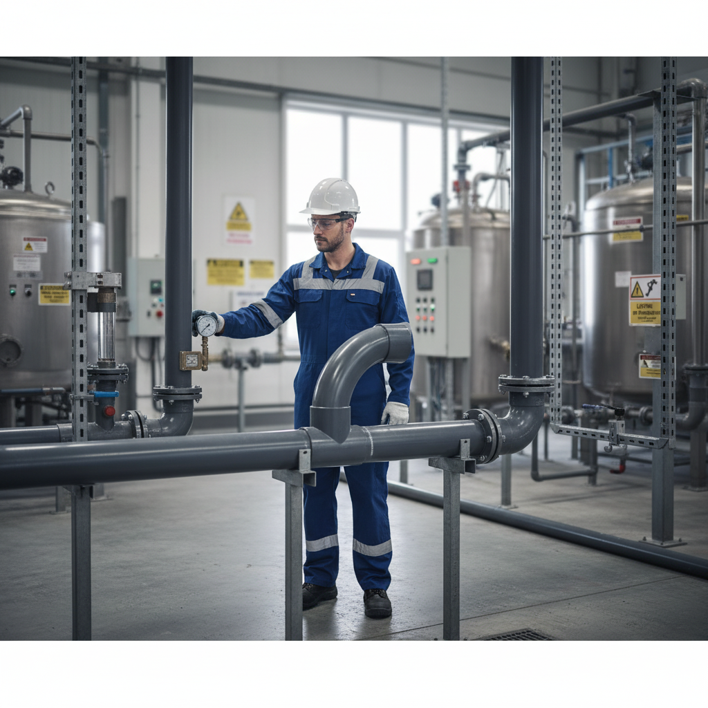 Professional PVCu Short Radius Bend 90° Plain Metric Fitting for Water Systems with High Chemical Resistance and Lightweight Design