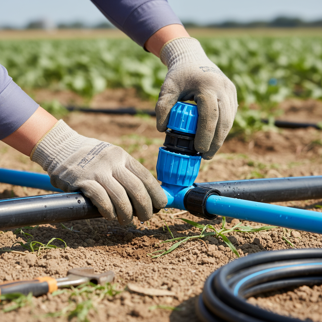 Premium Reducing Compression Coupling for Polyethylene and PPR Pipes - High-Performance Connection for Water Systems