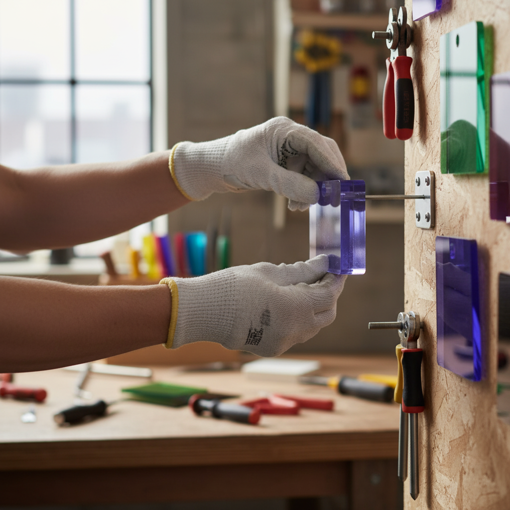 Premium Violet Purple Acrylic Sheet 15mm Thick - High-Gloss Finish, UV-Resistant, Fully Recyclable