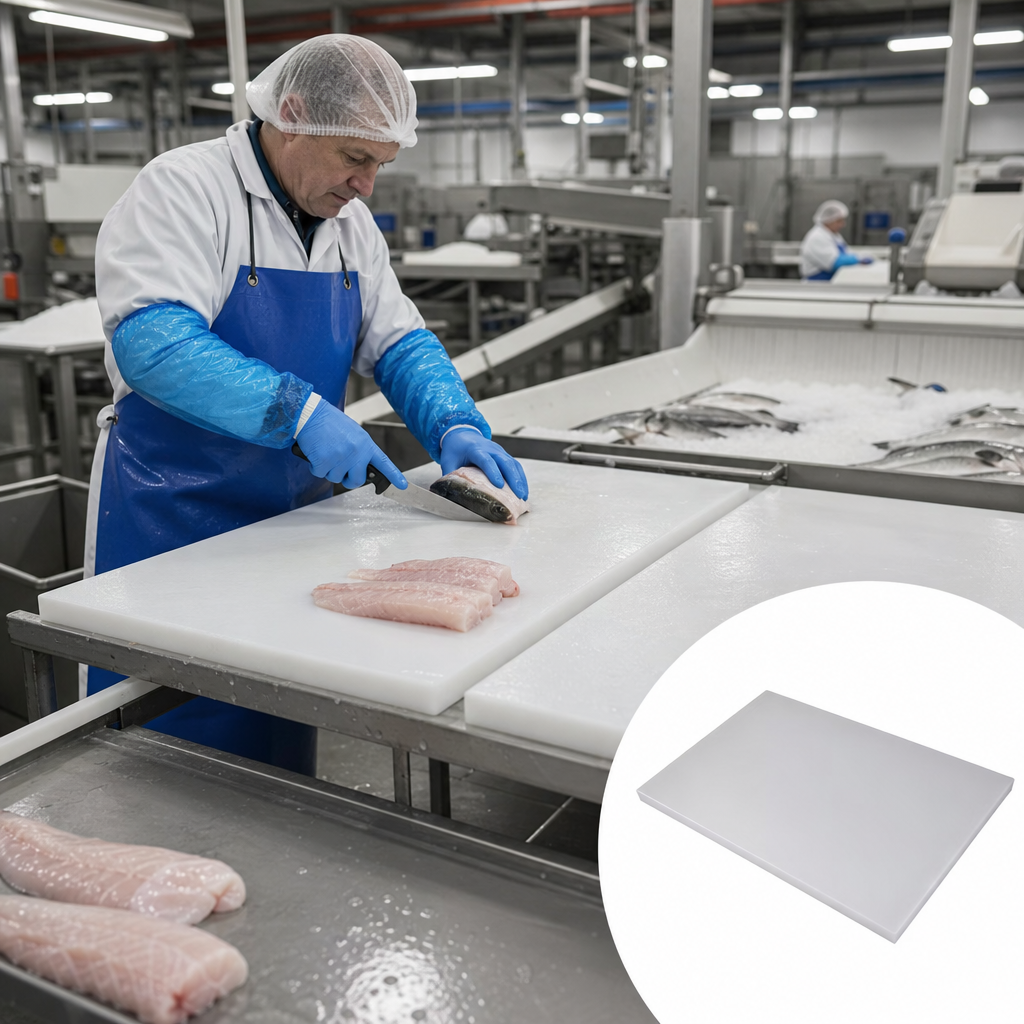 High Density Polyethylene Natural Sheet for Food Industry Applications 1mm to 12mm thick