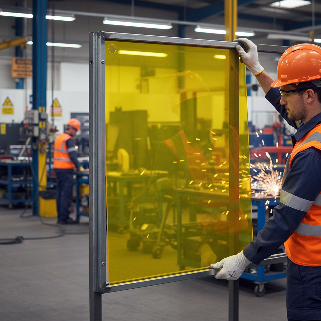 Premium Yellow Acrylic Sheet - High-Performance Cast Plastock for Interior Design and Signage Applications