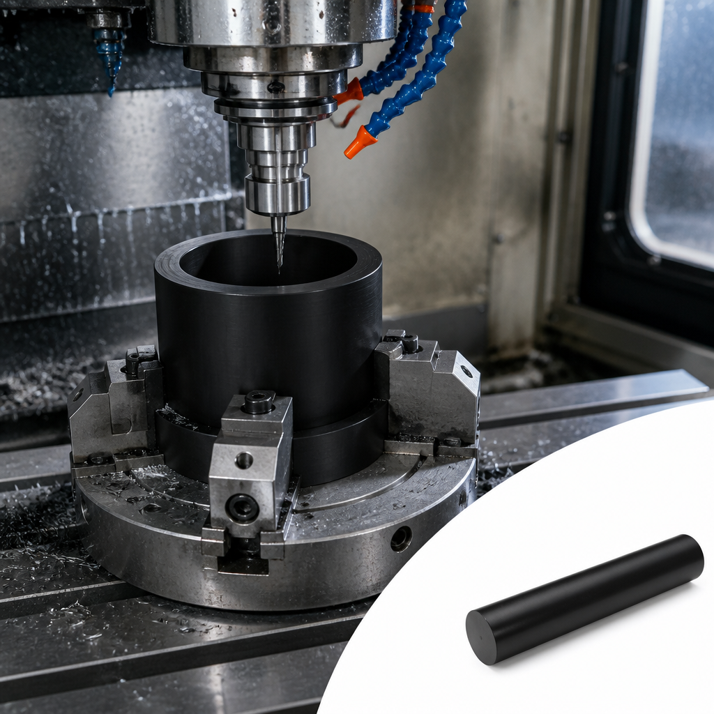 Polyoxymethylene Acetal Rod for Industrial Applications 100mm to 250mm diameter