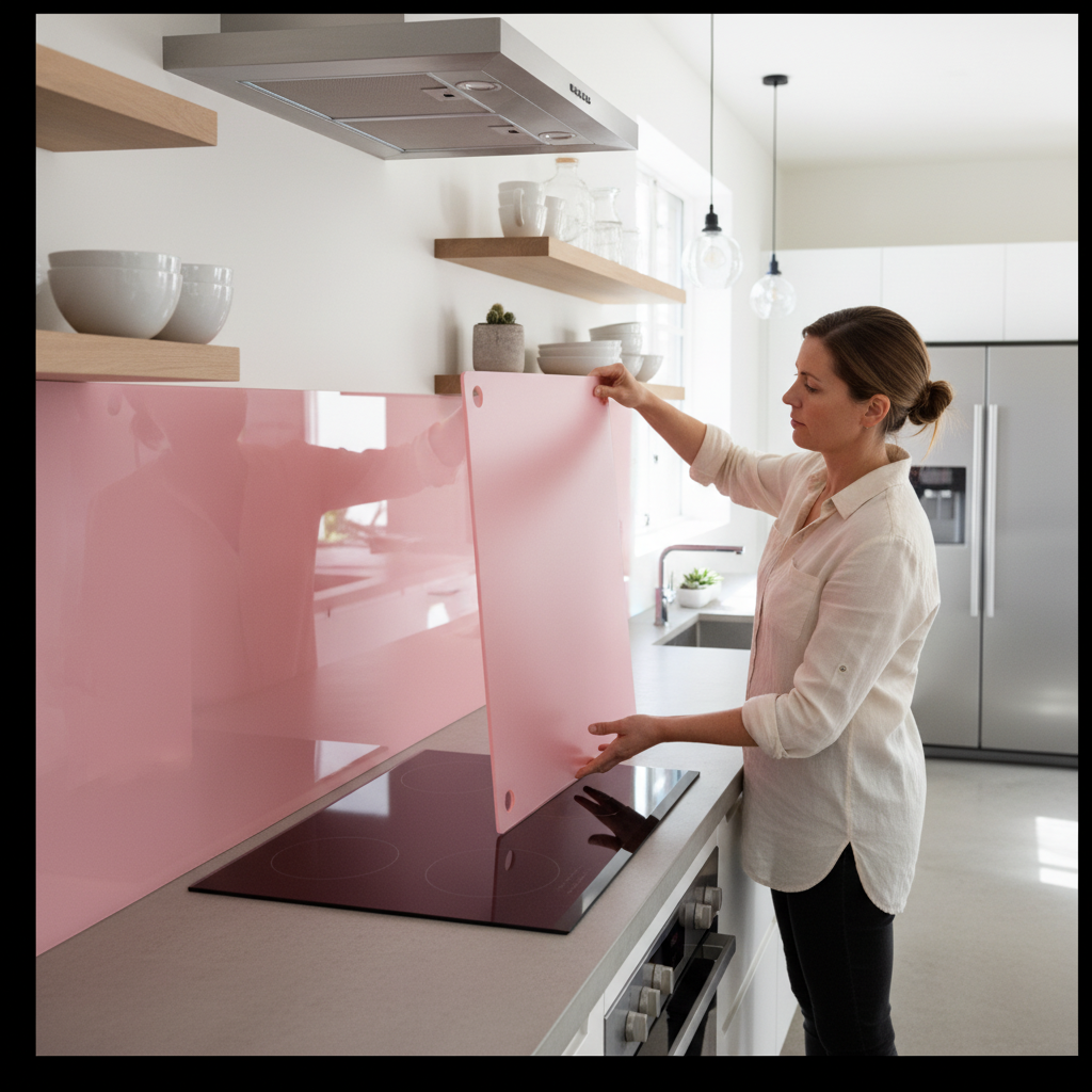 Premium Acrylic Sheet in Raspberry Sorbet Color - 3mm Thick with Gloss and Matt Finish for Versatile Applications
