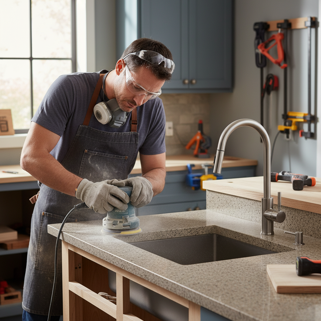 Premium Solid Surface Material - Matterhorn Color, Durable and Hygienic for Versatile Applications