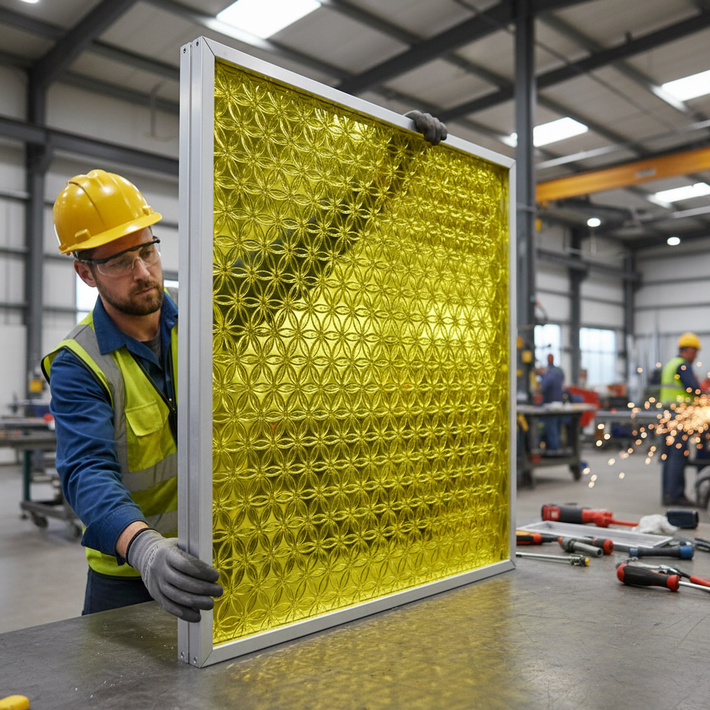 Premium Honeycomb Composite Sheet with Translucent Core - Yellow, Lightweight & Rigid for Indoor Applications