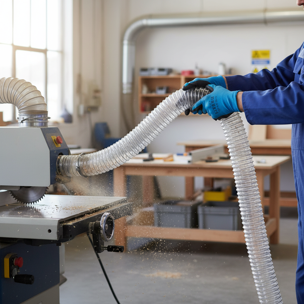 Premium Reinforced TPU Hose with Smooth Inner Surface, Antistatic Properties, and High Chemical Resistance for Food and Pharmaceutical Applications