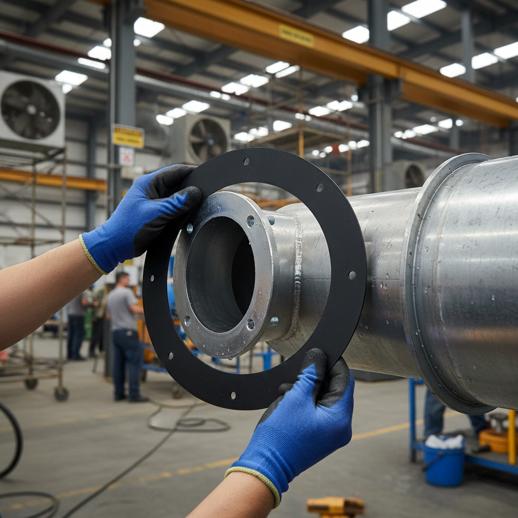 Premium PVC Ventilation Gasket - High Chemical Resistance, Smooth Inner Surface, Ideal for Heating and Cooling Applications